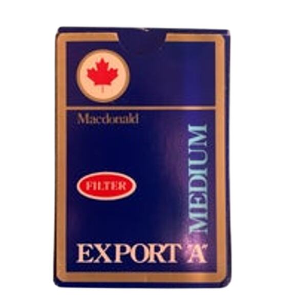 Export A Medium Deck of Playing Cards 1983 Vintage - Picture 1 of 2